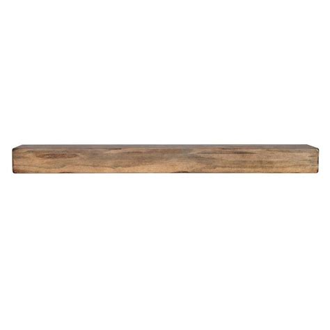 Pearl Mantels The Shenandoah 4 Ft Dune Rustic Distressed Cap Shelf