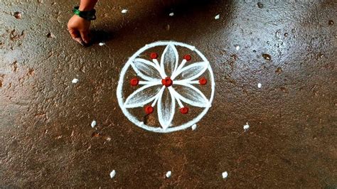 Aani Madham Flowers Padi Kolam 5 3 Traditional Kolam Friday Special