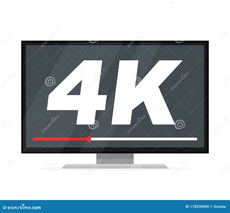 Red K K K Ultra Hd Video Resolution Icon Logo High Definition Tv