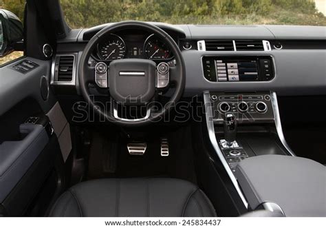 Car Interior Dashboard Stock Photo (Edit Now) 245834437