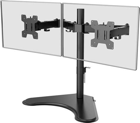 Wali Soporte Para Monitor De Computadora Brazo Dual Negro Dual