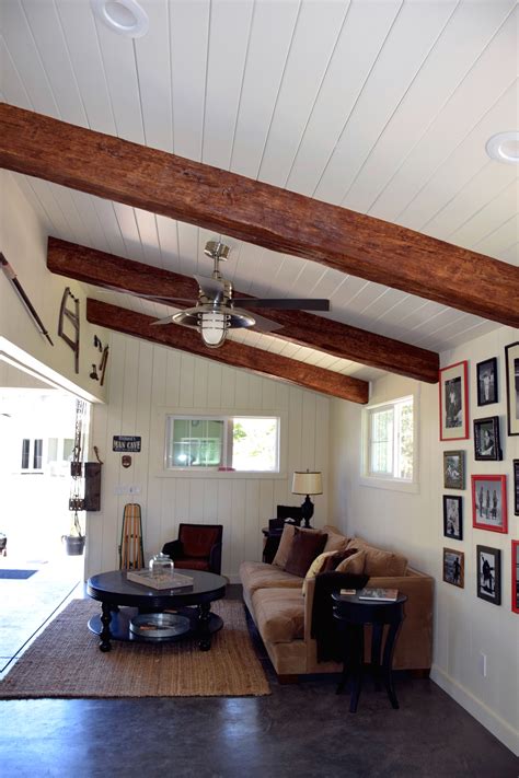 Instead of real wood, these beams are made of lightweight yet durable ...