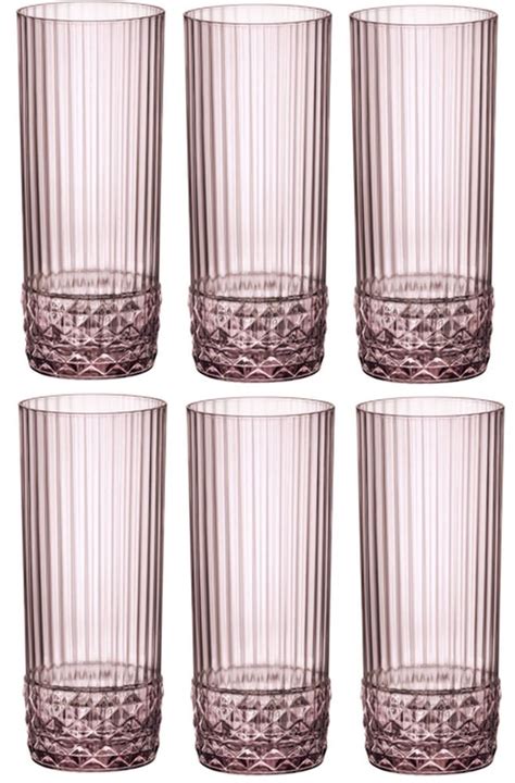 Bormioli Rocco Longdrinkgläser America 20s Lilac Rose 490 Ml 6 Stücke Kaufen Bei Cookinglifede