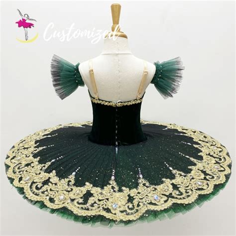 Esmeralda Ballet Tutu Green Ballet Costume For Paquita Raymonda