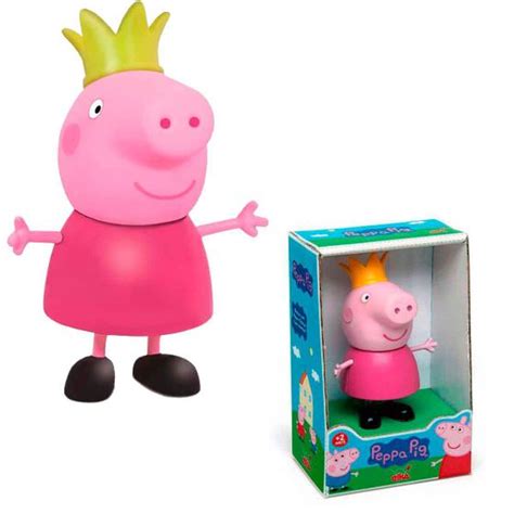 Boneca Peppa Pig Princesa Ou George Pig 15cm Porquinhos Brinquedo