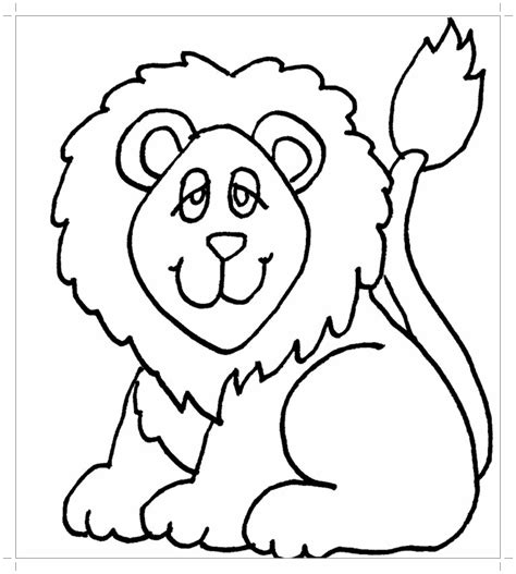 Раскраска Лев Для Детей 3 4 Лет – Telegraph