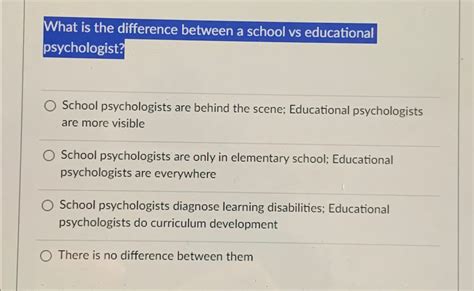 Solved What is the difference between a school vs | Chegg.com