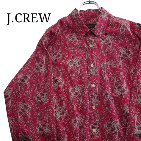 【旧タグ】jcrew ジェイクルー ペイズリー柄シャツ 巨人タグ 90s オンライン古着屋 9chord