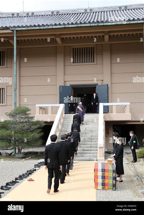 Officials Carry Out The Seal Off To Open The Shosoin Temple Treasure