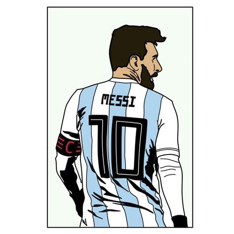 Comment Dessiner Lionel Messi Etape