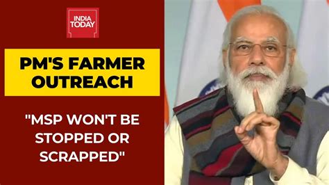 PM Modi Assures Farmers Over Farm Laws Accuses Opposition Of