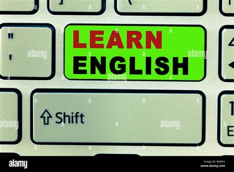 Text Sign Showing Learn English Conceptual Photo Universal Language