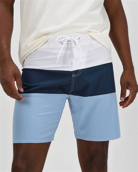 Riachuelo Bermuda Surf Masculina Faixas Azul Pool By Riachuelo