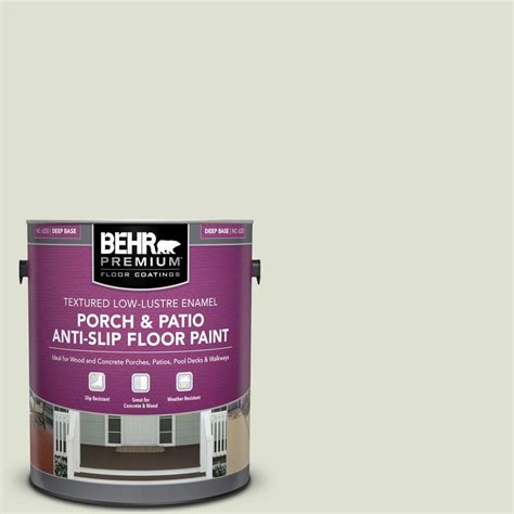 BEHR PREMIUM 1 Gal PPU10 12 Whitened Sage Textured Low Lustre Enamel