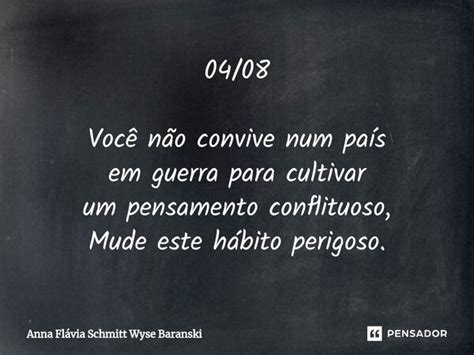 04 08 Você não convive num país em Anna Flávia Schmitt Wyse