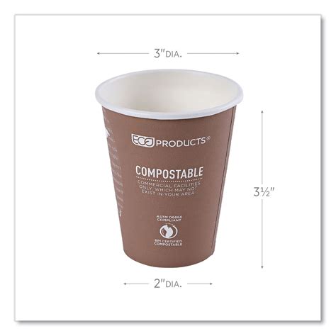 Eco Products World Art Renewable And Compostable Hot Cups Oz