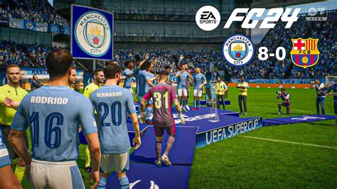 Fc Manchester City Vs Barcelona L Uefa Super Cup Final