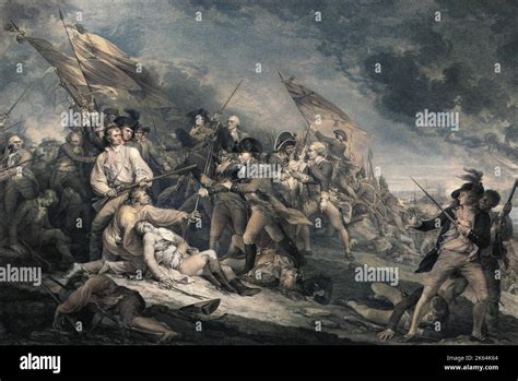 The Battle Of Bunkers Hill Stock Photo Alamy