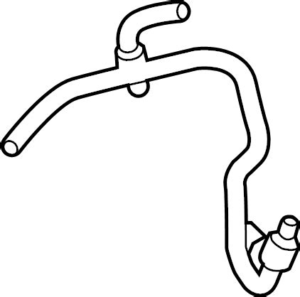 Ford Edge Engine Coolant Overflow Hose 2 7 LITER F2GZ8C289F Sheehy