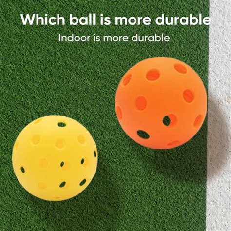 Indoor Vs Outdoor Pickleball Balls FYFUL