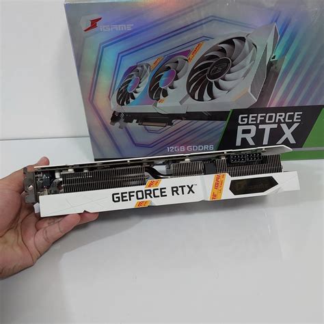 สินค้ามือสอง Vga การ์ดแสดงผล Colorful Igame Rtx 3060 Ultra W Oc 12g