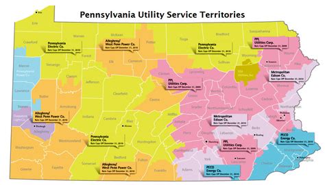 Electric Utility Service Territory Map Florida United States Map