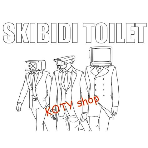 Bộ 50 Tranh Tô Màu Skibidi Toilet Hình In Sắc Nét Đa Dạng Shopee Việt Nam