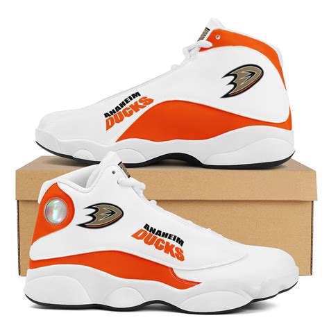 NHL Anaheim Ducks Air Jordan 13 Shoes RobinPlaceFabrics