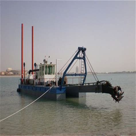 Gravel Sand Pump Cutter Suction Dredger With Spud Carriage China