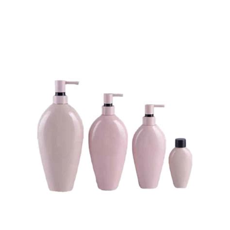 PETPCRPLA Luxury Pink Shampoo Bottle YBJ Cosmetic Packaging Manufacturer