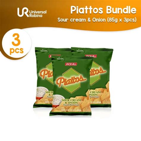 O O Piattos Sour Cream 85g 3 Packs Lazada Ph