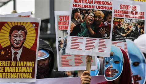 Massa Demo Kedubes China Di Jakarta Kecam Kekerasan Terhadap Muslim