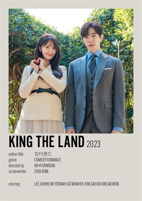 King The Land Kdrama Mini Poster Korean Drama Movies Korean Drama Series Korean Drama Tv