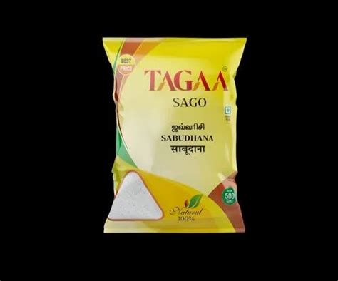 Milk White Sabudana Packaging Type Packet Packaging Size 500GM At