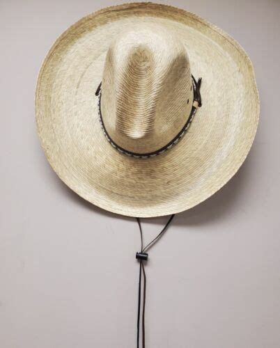 Soft Verde Palm Leaf Straw Big Brim Gus Western Cowboy Hat Chin