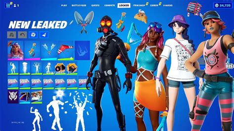 Fortnite V New Leaked Summer Skins Free Rewards Emotes Wraps