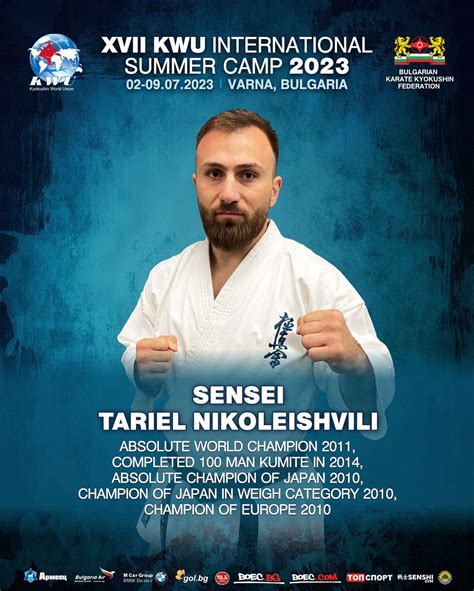 Sensei Tariel Nikoleishvili Is The Latest Addition To The Line Of