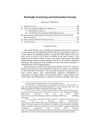 Article Hydraulic Fracturing And Information Forcing Pdf