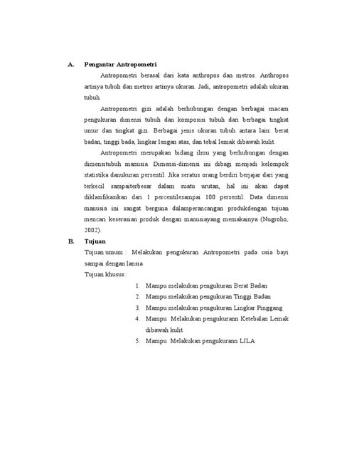 Makalah Gizi Antropometri Pdf