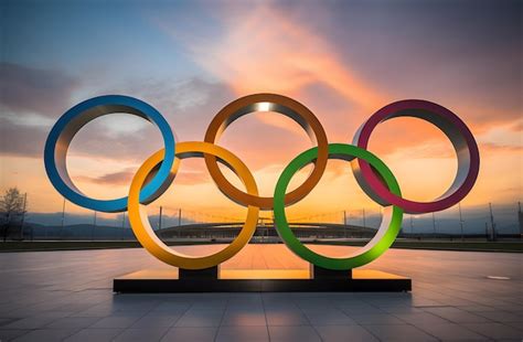 Premium Photo Olympic Rings