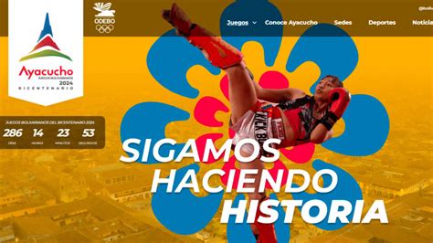 Juegos Bolivarianos del Bicentenario 2024 lanzó su página web