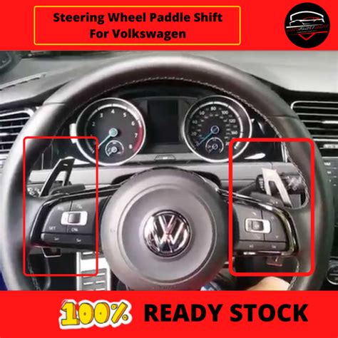 Steering Wheel Paddle Shift For Volkswagen VW Golf 7 Alltrack MK7 TSI