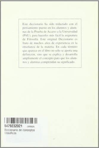 9788479232023 Diccionario de conceptos filosóficos