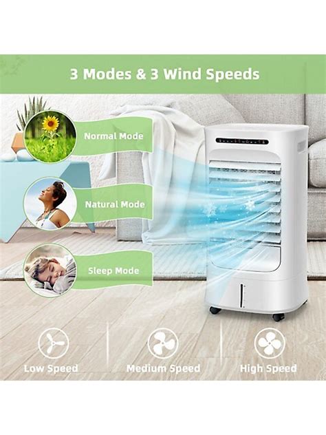 Costway 4 In 1 Evaporative Air Cooler Portable Humidifier With Timer 3