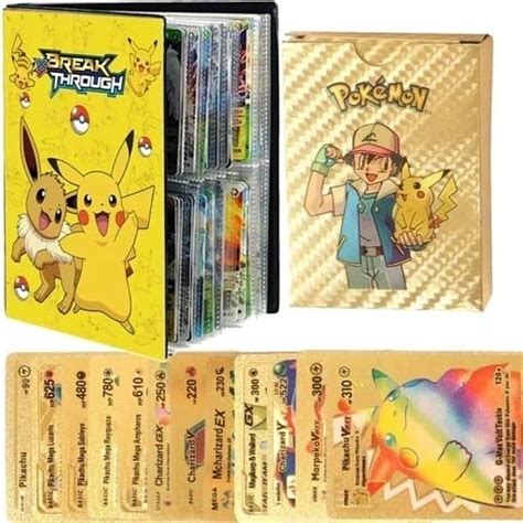 Złote Karty pokemon 55 folia Album Pikachu Stan nowy 44 90 zł