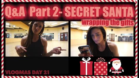 VLOGMAS DAY 21 PERSONAL FITNESS Q A PART 2 WRAPPING SECRET SANTA