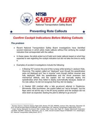 Preventing Route Callouts Pdf