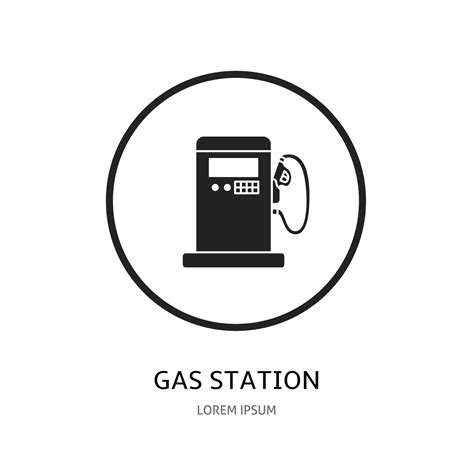 Gas Station Icon Illustration Sign For Logo Stock Vector 20672359