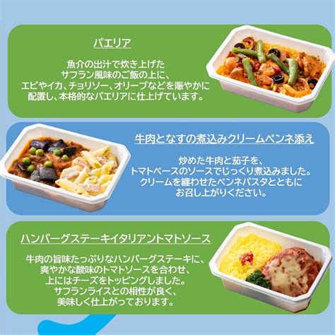 Ana国際線 機内食【anas Sky Kitchen 】おうちで旅気分！！ana国際線エコノミークラス機内食 メインディッシュ ブルー