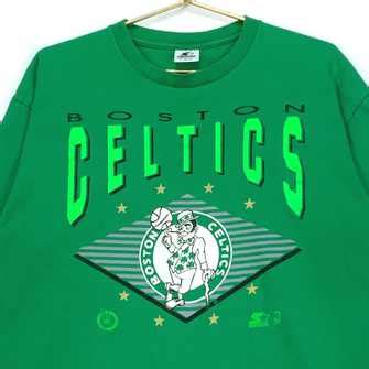 Starter Boston Celtics Starter Vintage T-shirt XL Green Nba Single ...